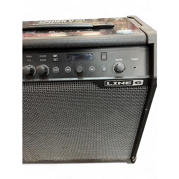 Used Line 6 Spider V 60 1x10 Guitar Combo Amp