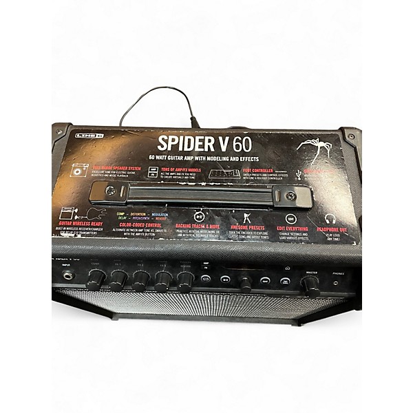Used Line 6 Spider V 60 1x10 Guitar Combo Amp