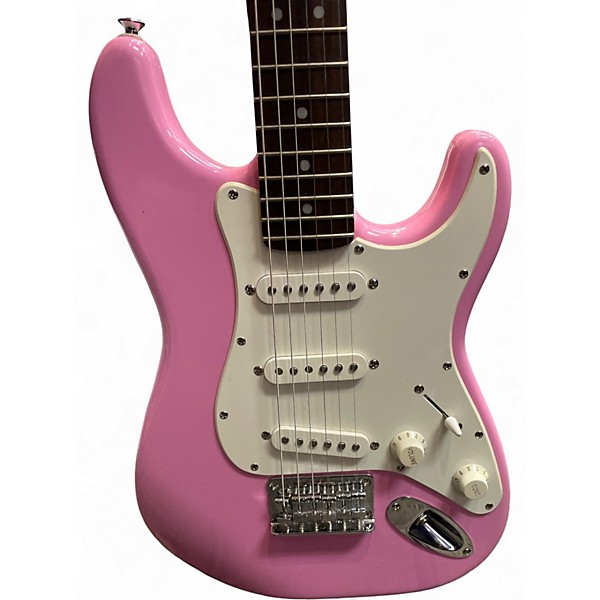 Used Squier Mini Affinity Stratocaster Pink Electric Guitar