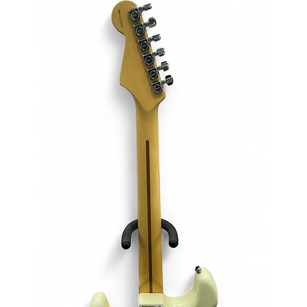 Used 2002 Fender American Standard Stratocaster Olympic White Solid Body Electric Guitar