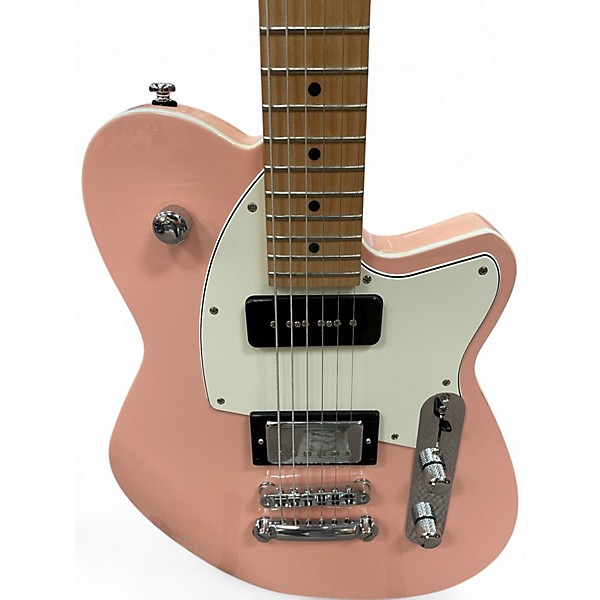 Used Reverend DOUBLE AGENT OG Pink Solid Body Electric Guitar