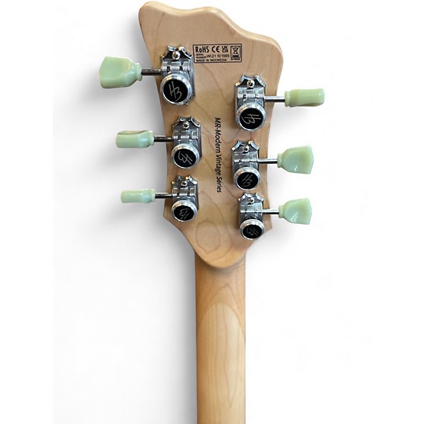 Used Harley Benton MR MODERN Blue Solid Body Electric Guitar