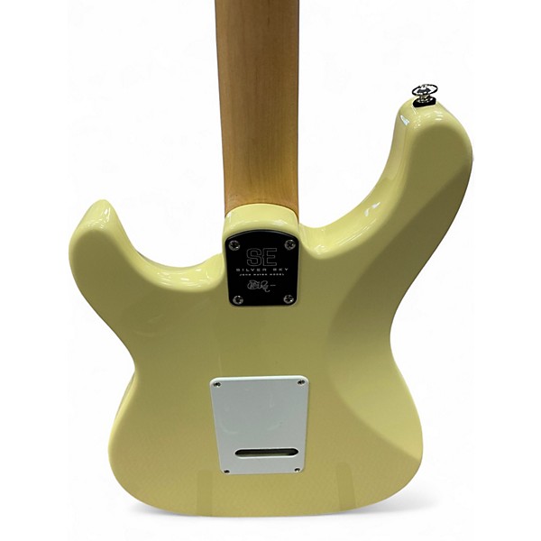 Used PRS SE Silver Sky Moon White Solid Body Electric Guitar