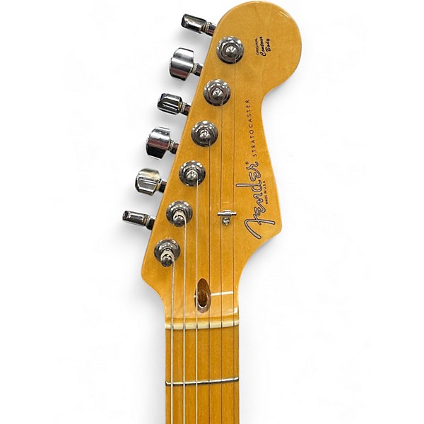 Used Fender American Standard Stratocaster Black Solid Body Electric Guitar