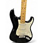 Used Fender American Standard Stratocaster Black Solid Body Electric Guitar