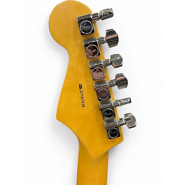 Used Fender American Standard Stratocaster Black Solid Body Electric Guitar