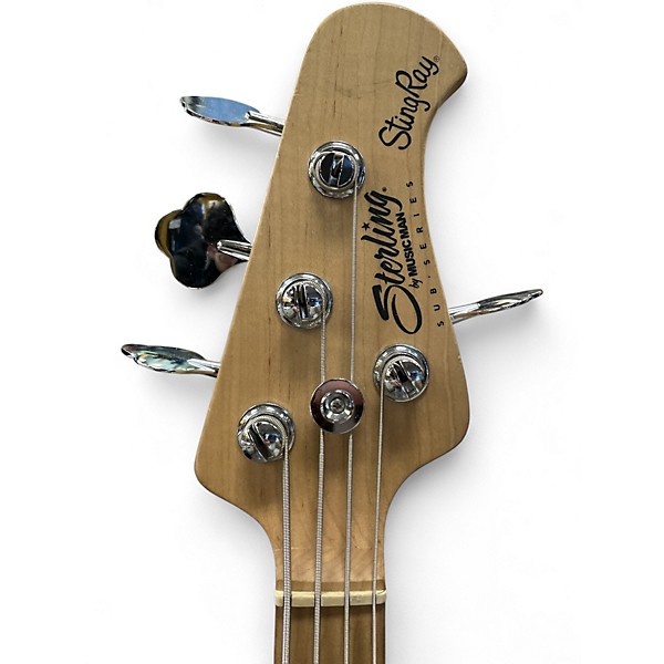 Used Sterling by Music Man Sub 4 Black Electric Bass Guitar