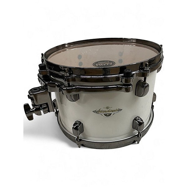 Used TAMA 4 Piece Starclassic Maple 4-Piece Shell Pack MA42TZUSPWH White Drum Kit