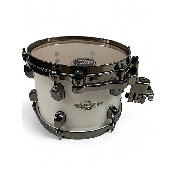 Used TAMA 4 Piece Starclassic Maple 4-Piece Shell Pack MA42TZUSPWH White Drum Kit