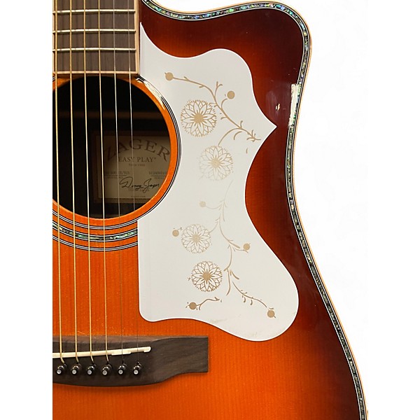 Used Zager ZAD900CE Sunburst Acoustic Electric Guitar