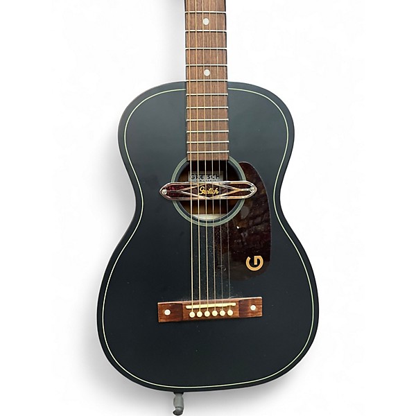 Used Gretsch Guitars Deltoluxe Parlor Satin Black Acoustic Electric Guitar