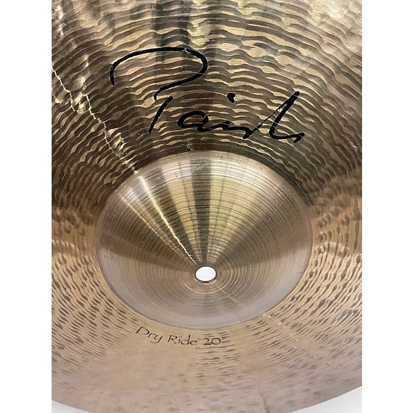 Used Paiste 20in Signature Dry Ride Cymbal