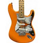 Used Fender Deluxe Stratocaster Orange custom Solid Body Electric Guitar