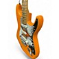 Used Fender Deluxe Stratocaster Orange custom Solid Body Electric Guitar
