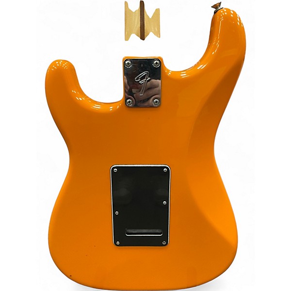 Used Fender Deluxe Stratocaster Orange custom Solid Body Electric Guitar