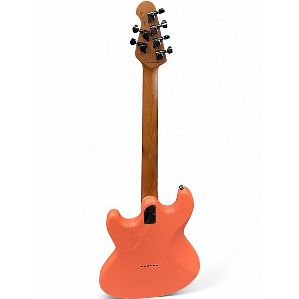 Used Sterling by Music Man ryan bruce stingray fiesta red Solid Body Electric Guitar