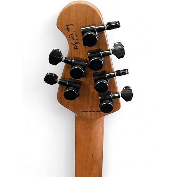 Used Sterling by Music Man ryan bruce stingray fiesta red Solid Body Electric Guitar