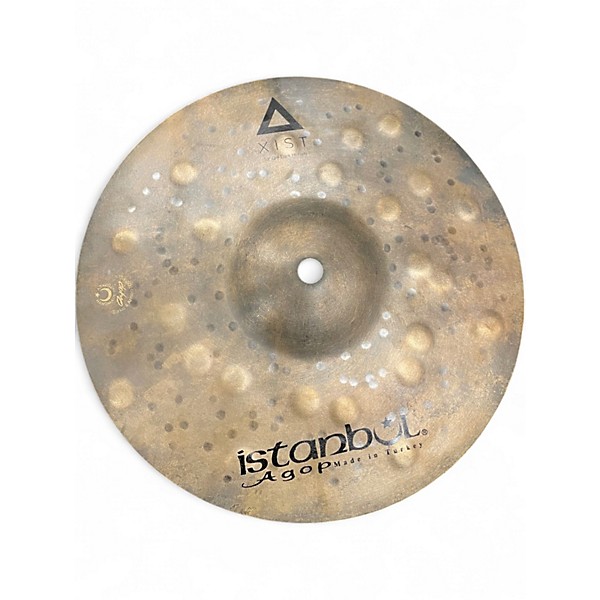 Used Istanbul Agop 10in xist dry dark hi hat Cymbal