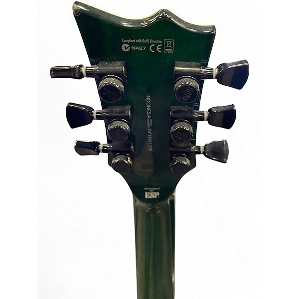 Used ESP EC1000 Deluxe Green Solid Body Electric Guitar