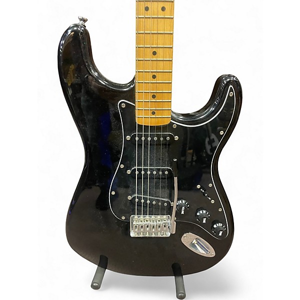 Used Squier Starcaster Black Solid Body Electric Guitar