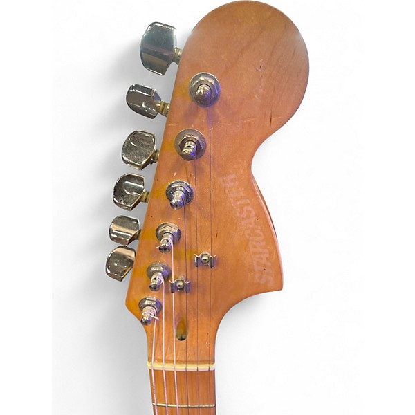 Used Squier Starcaster Black Solid Body Electric Guitar