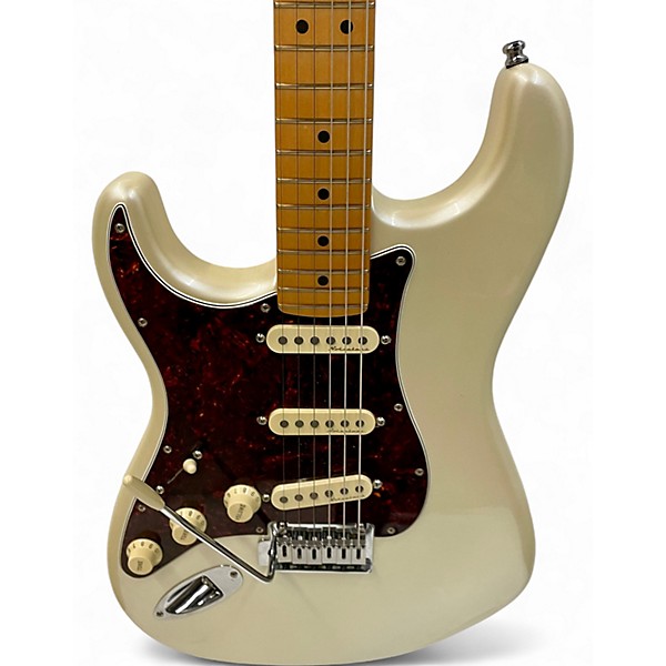 Used Fender Player Plus Stratocaster Olympic Pearl Solid Body Electric Guitar