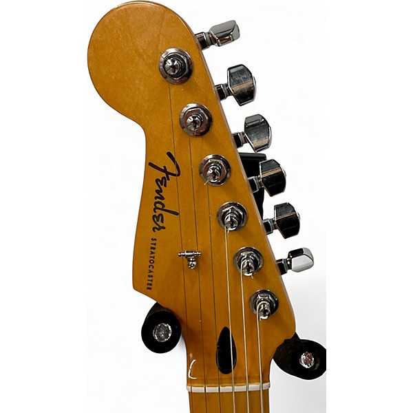 Used Fender Player Plus Stratocaster Olympic Pearl Solid Body Electric Guitar