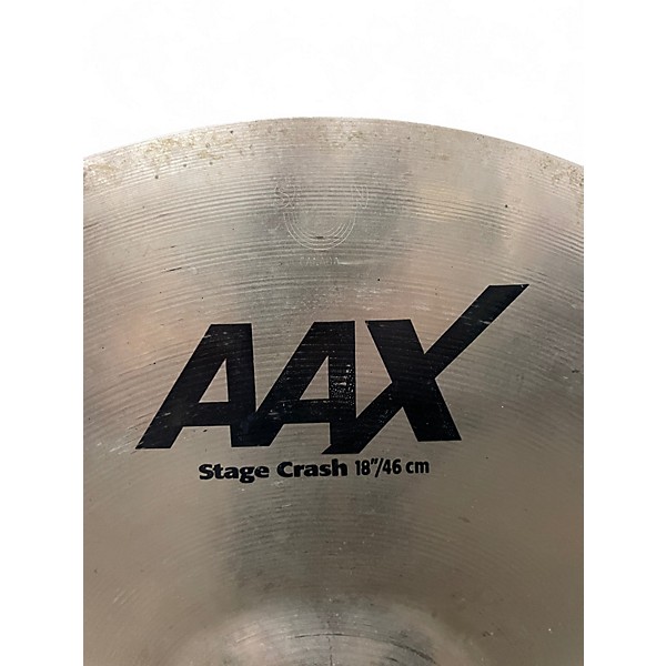 Used SABIAN 18in AAX Stage Crash Cymbal