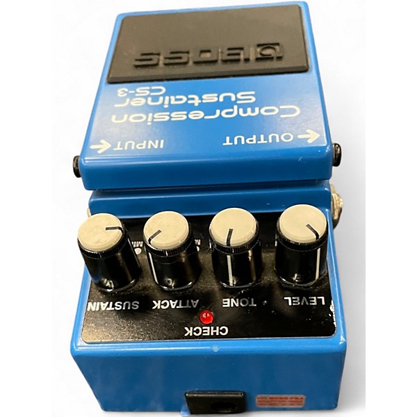 Used BOSS CS3 Compressor Sustainer Effect Pedal