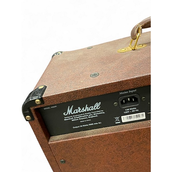 Used Marshall AS50R 50W 2X8 Acoustic Guitar Combo Amp