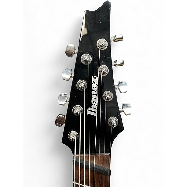 Used Ibanez RGMS8 8-String Multi-Scale Black Solid Body Electric Guitar