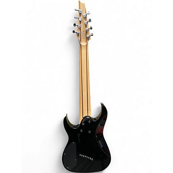 Used Ibanez RGMS8 8-String Multi-Scale Black Solid Body Electric Guitar