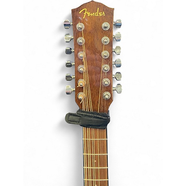 Used Fender cd60sce 12 Natural 12 String Acoustic Electric Guitar