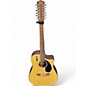 Used Fender cd60sce 12 Natural 12 String Acoustic Electric Guitar