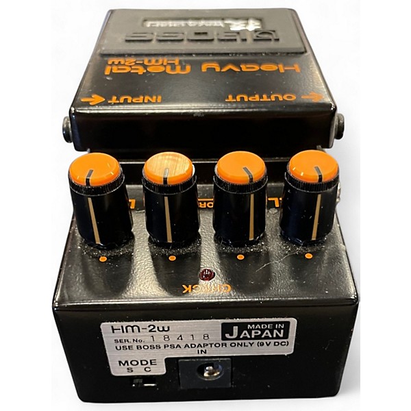 Used BOSS HM-2W Effect Pedal