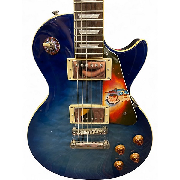 Used Epiphone Les Paul Standard Pro Blue Burst Solid Body Electric Guitar