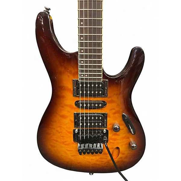 Used Ibanez S670QM Quilted Maple Solid Body Electric Guitar