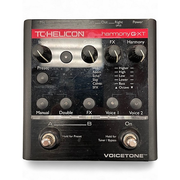 Used TC Helicon Harmony GTX Vocal Processor
