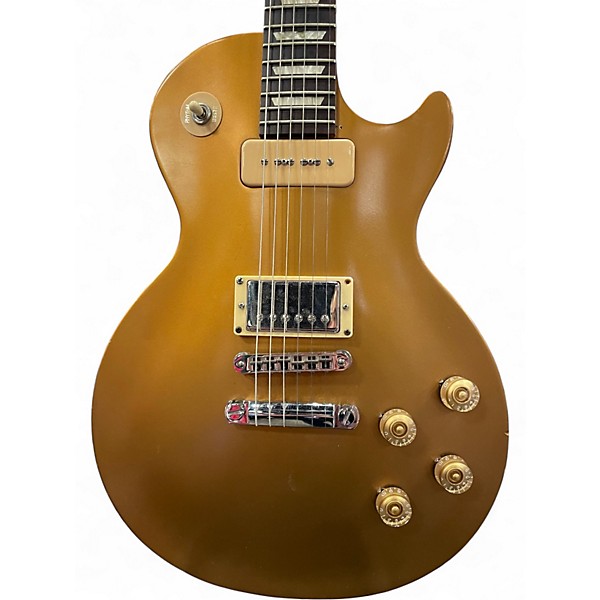 Used Gibson Les Paul Tribute Gold Top Solid Body Electric Guitar