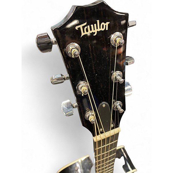 Used Taylor 214CE Deluxe Black Acoustic Electric Guitar
