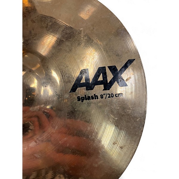 Used SABIAN 8in AAX Splash Brilliant Cymbal