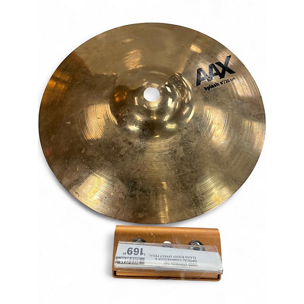 Used SABIAN 8in AAX Splash Brilliant Cymbal