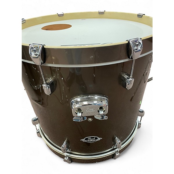 Used Pearl 5 Piece Export Trans Brown Drum Kit