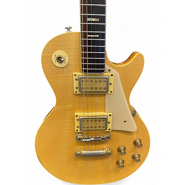 Used Univox LES PAUL NATURAL BLONDE Solid Body Electric Guitar