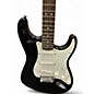 Used 2009 Squier Affinity Stratocaster Black Solid Body Electric Guitar