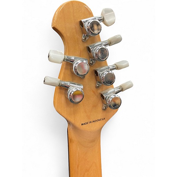 Used Sterling by Music Man JP100 Sunburst quilted maple Solid Body Electric Guitar