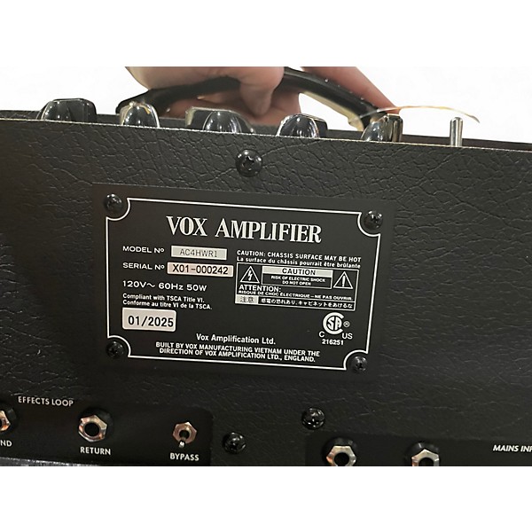 Used VOX AC4HW Tube Guitar Combo Amp