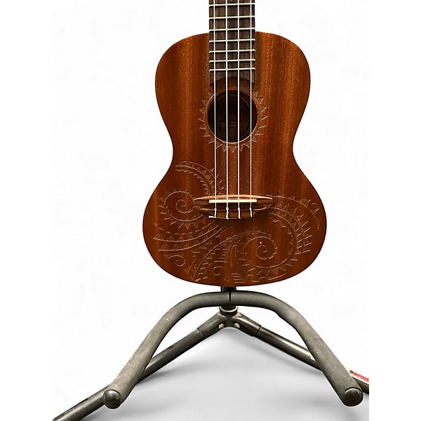 Used Luna Concert Tattoo Natural Ukulele
