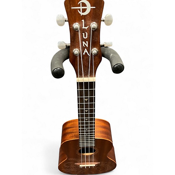 Used Luna Concert Tattoo Natural Ukulele