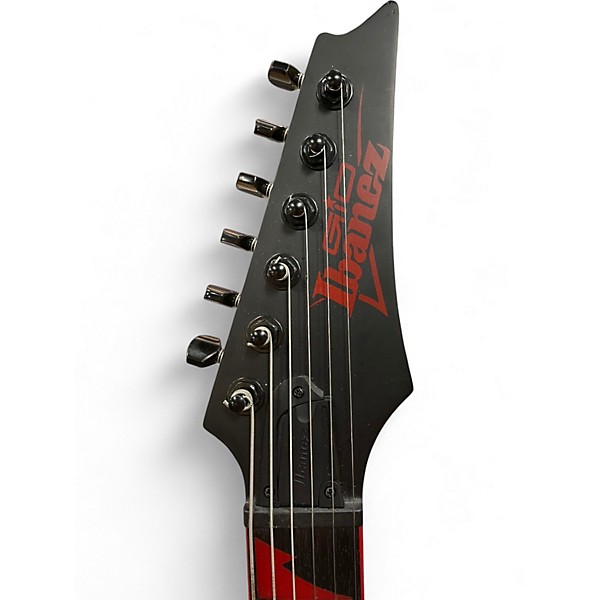 Used Ibanez GRG131DX Flat Black Solid Body Electric Guitar